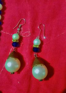 Elegant Blue Rajputi Set With Free Ring Available