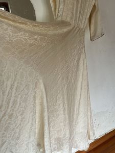 Flared Gown Offwhite