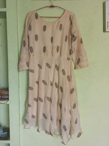 Of White Printed One Piece
