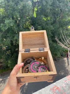 Vintage Wooden Treasure Chest