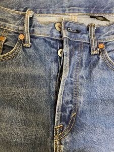 H&amp;M Ripped Blue Denim Jeans