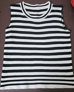 Cute Black And White Tank Top