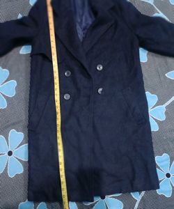 Navy Blue Long Coat