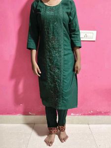 Green Kurta Set New