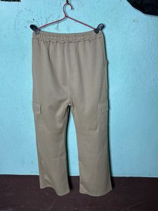 Olive Green Cargo Sweatpants
