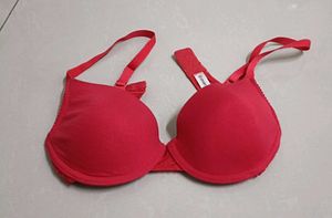 Red Padded Bra - Size 34B