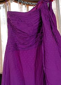 Elegant Purple Gown