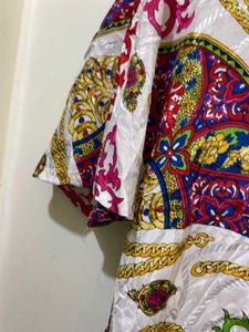 Patterned Button-Down Shirt Till 38