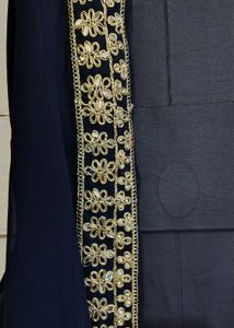 💙🔥 blue shrug with plazzo dress party wear