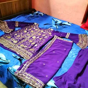Kurta Plazzo Dupatta Set