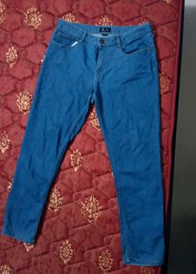 Blue Straight/ Slim Jeans