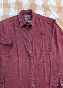 Maroon Color Shirt - Full Sleeve