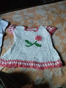 Handmade Crochet Baby Dress...