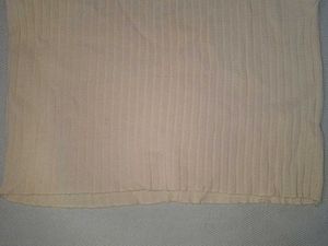 Beige Ribbed Tank Top