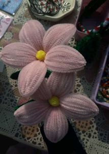 Fuzzy Wire Flowers