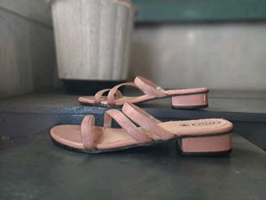 Pink Flats Sandals