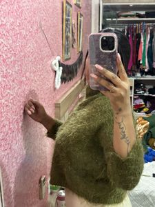 Woolen Crop Top