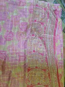 Floral Print Saree