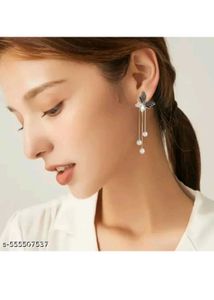 Butterfly Pearl Earrings