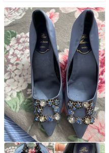Combo Of Footwear N Purse
