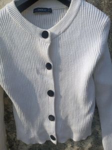 Soft White Women Cardigan