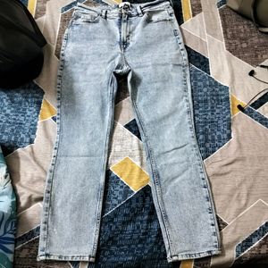 Faded Blue Skinny Jeans