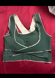 Green Sports Bra