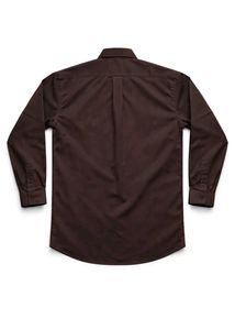 Men's Brown Long Sleeve Shirt