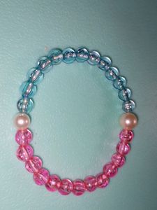 Pink And Blue Bracelet
