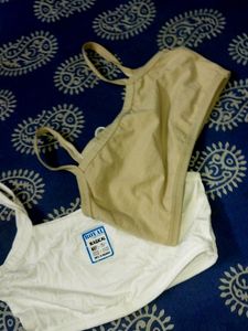 Free Size New Cotton Bra 2 Pcs