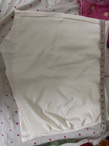 SHEIN SKORTS : textured side rushed asymmetrical h