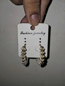Beaded Hoop Earrings