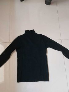 Stylish Black Turtleneck Top