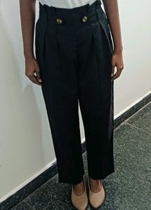 Stylish Black High-Waisted Pants