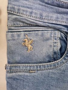 Italian Brand Cantabil Light Wash Denim Jeans