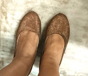 Stylish Metallic Brown Bellies