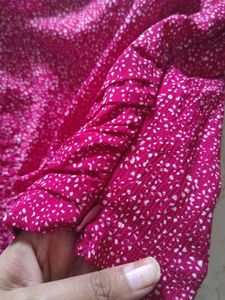STREET 9 RED FLORAL TOP