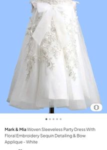Mark & Mia White Party Dress