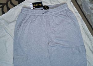 Grey Cargo Sweatpants