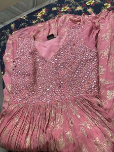 Dusty Rose Embellished Dress