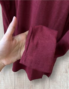 Maroon Tunic Top