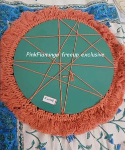 Peach Mirror Macrame