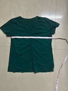 Green V-Neck T-Shirt
