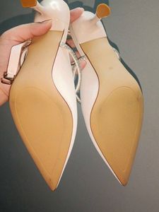 Elegant Grey white Heels