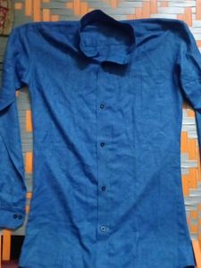 Blue shirt formal shir