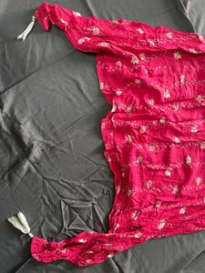 ✨ Stylish Pink Floral Kurta