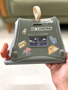 Tent Style Money Bank With DIY Stickers