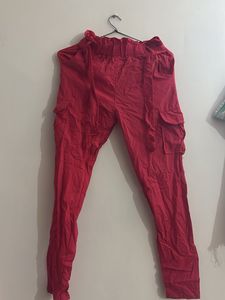 Red Cargo Pants