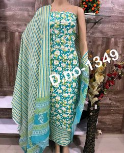 Floral Green Kurta Set