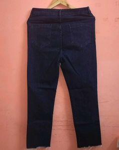 LOV by Westside Dark Blue Tapered-Fit Jeans